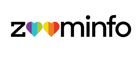 ZoomInfo logo for Gay Pride month