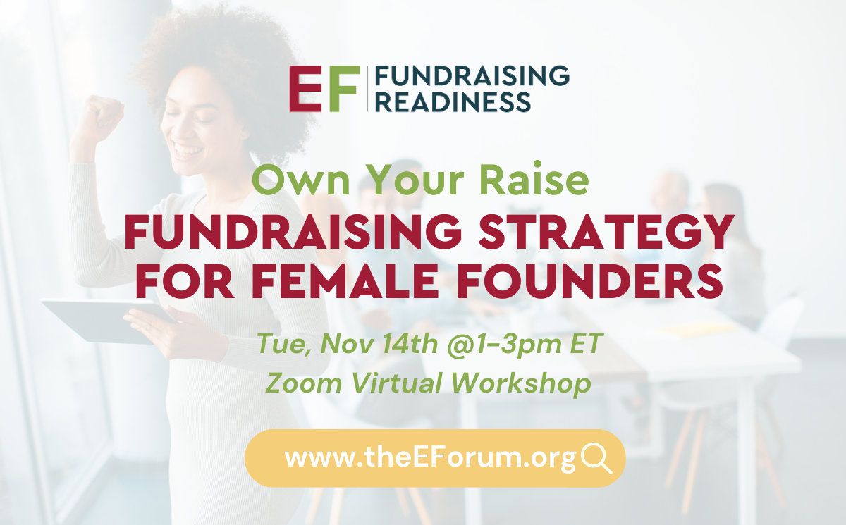 Info for Entrepreneur Forum event on 11.14.23